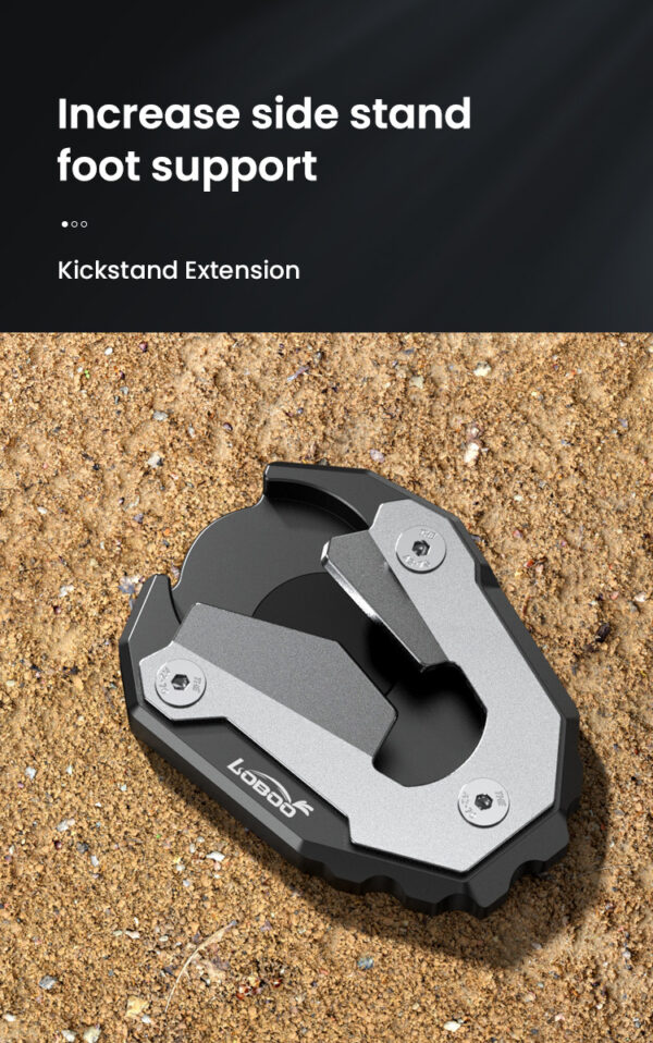 LOBOO Nakładka na stopkę boczną, aluminiowa do TRIUMPH Tiger 900RALLY PRO (2021-)