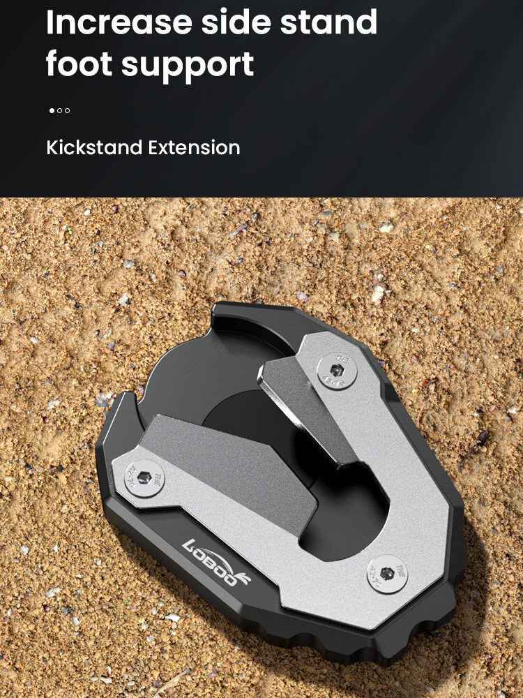 LOBOO Nakładka na stopkę boczną, aluminiowa do TRIUMPH Tiger 900RALLY PRO (2021-)