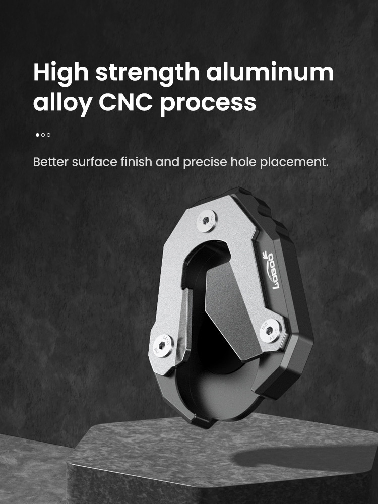 LOBOO Nakładka na stopkę boczną, aluminiowa do TRIUMPH Tiger 900RALLY PRO (2021-)