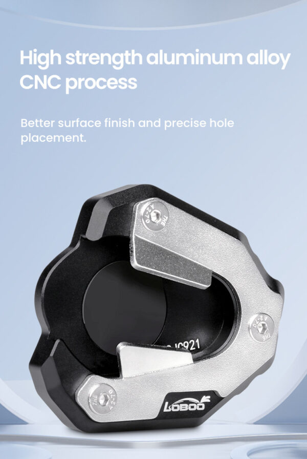 LOBOO Nakładka na stopkę boczną, aluminiowa do Triumph Tiger1200 GT PRO (2023-)