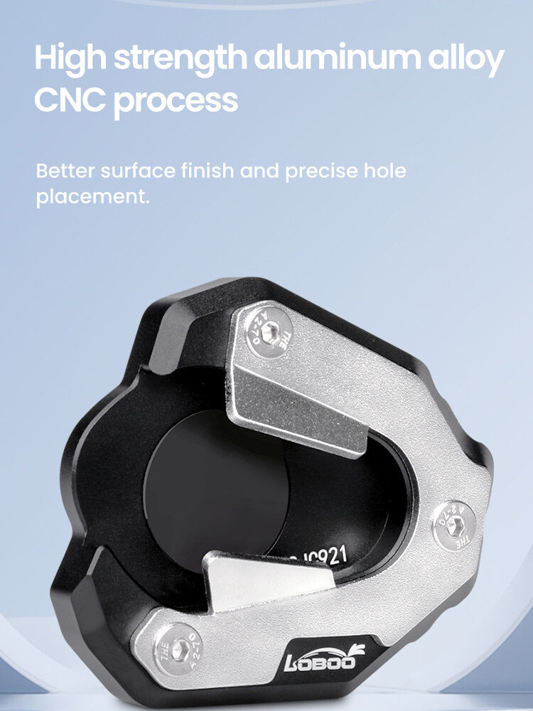 LOBOO Nakładka na stopkę boczną, aluminiowa do Triumph Tiger1200 GT PRO (2023-)