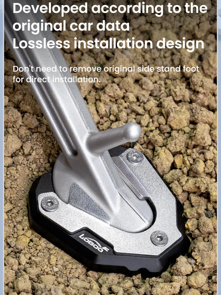 LOBOO Nakładka na stopkę boczną, aluminiowa do Triumph Tiger1200 GT PRO (2023-)
