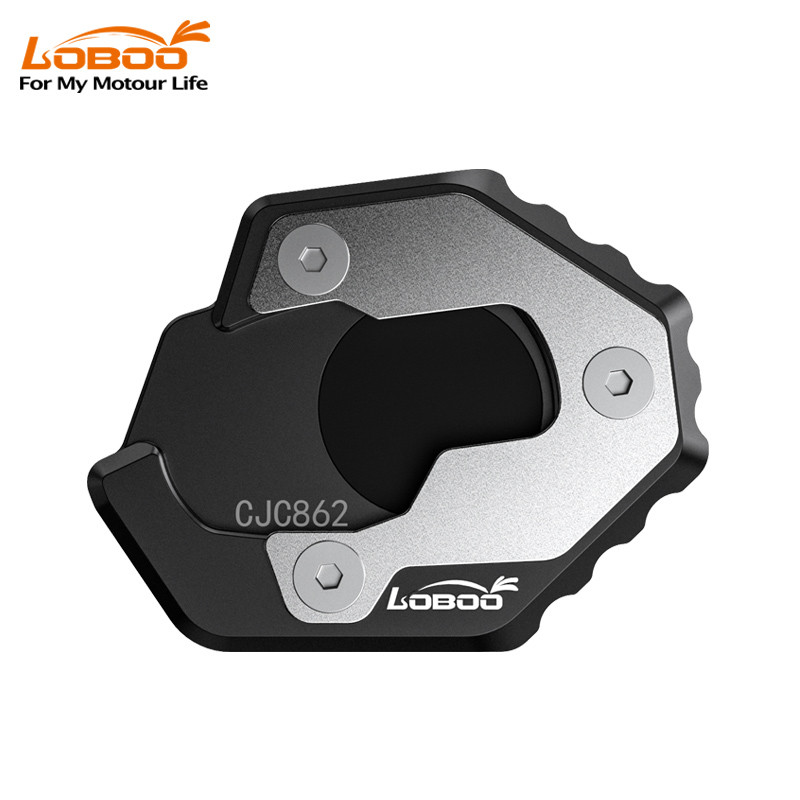LOBOO Nakładka na stopkę boczną, aluminiowa do YAMAHA XMAX 300 (2023-)