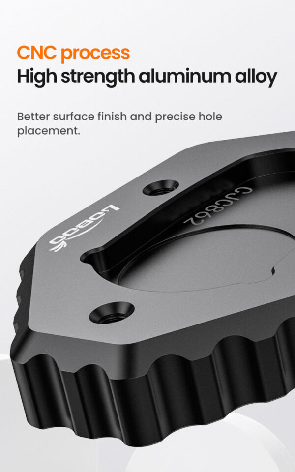 LOBOO Nakładka na stopkę boczną, aluminiowa do YAMAHA XMAX 300 (2023-)