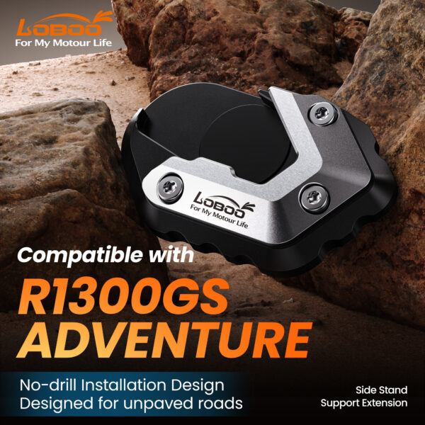 LOBOO Nakładka poszerzajaca na stopkę boczną do BMW R1300GS ADVENTURE (2024-)