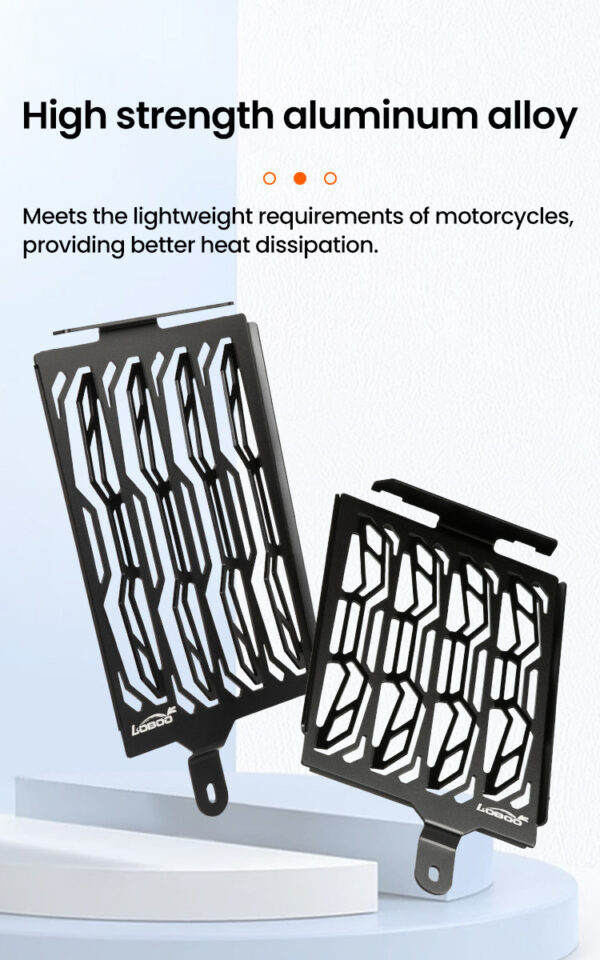 LOBOO Osłona chłodnicy aluminiowa do BMW R1250GS (2019-), BMW R1250GS ADV (2019-)