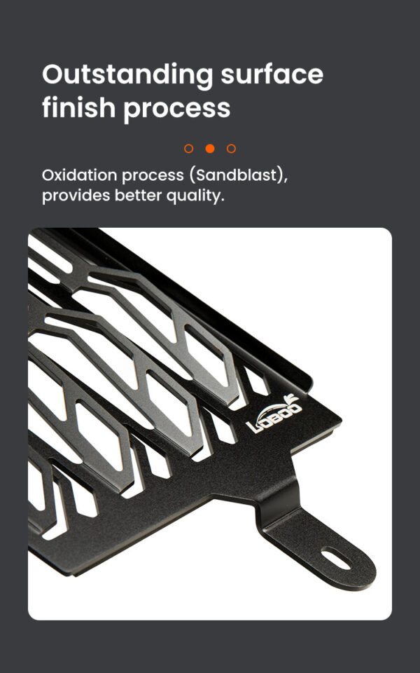LOBOO Osłona chłodnicy aluminiowa do BMW R1250GS (2019-), BMW R1250GS ADV (2019-)