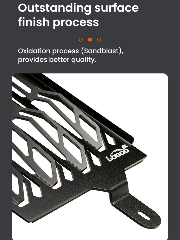 LOBOO Osłona chłodnicy aluminiowa do BMW R1250GS (2019-), BMW R1250GS ADV (2019-)