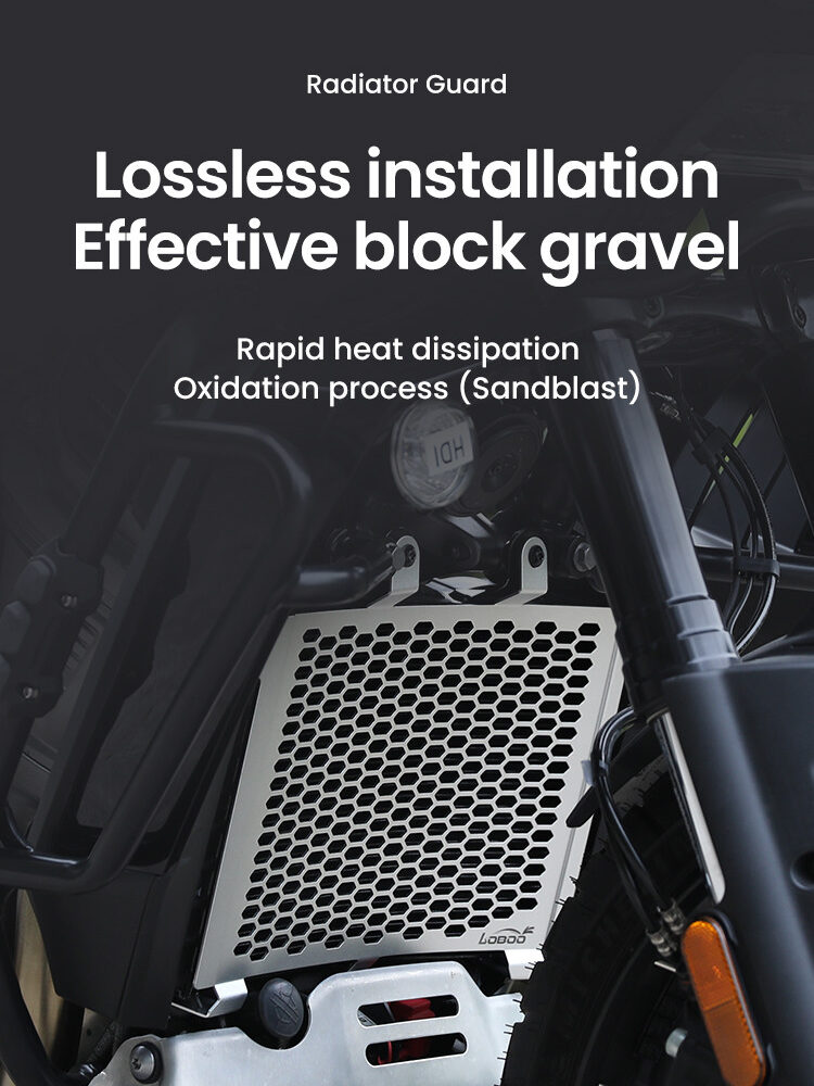 LOBOO Osłona chłodnicy aluminiowa do HARLEY-DAVIDSON PAN AMERICA 1250 (2021-)