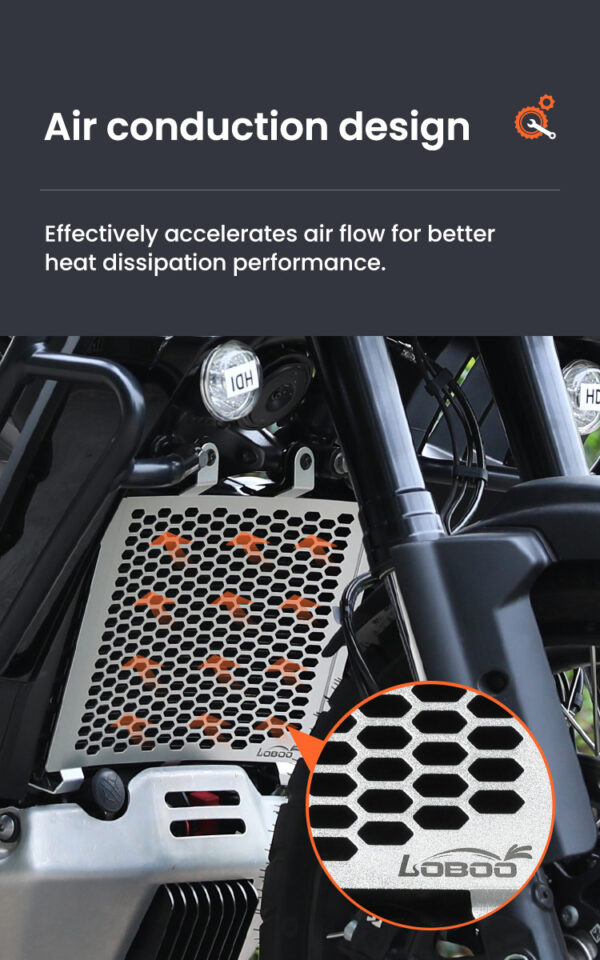 LOBOO Osłona chłodnicy aluminiowa do HARLEY-DAVIDSON PAN AMERICA 1250 (2021-)