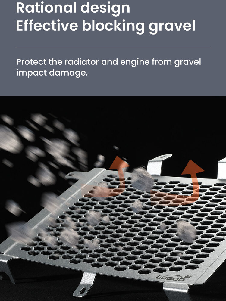 LOBOO Osłona chłodnicy aluminiowa do HARLEY-DAVIDSON PAN AMERICA 1250 (2021-)