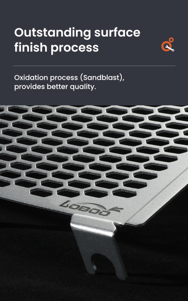 LOBOO Osłona chłodnicy aluminiowa do HARLEY-DAVIDSON PAN AMERICA 1250 (2021-)