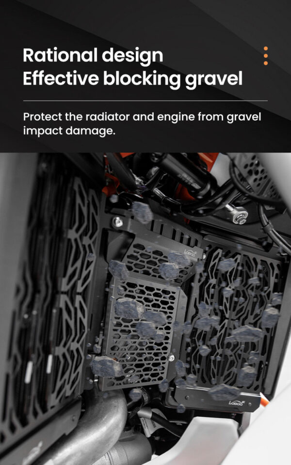 LOBOO Osłona chłodnicy aluminiowa do KTM 1290 Super Adventure S/R (2022-)