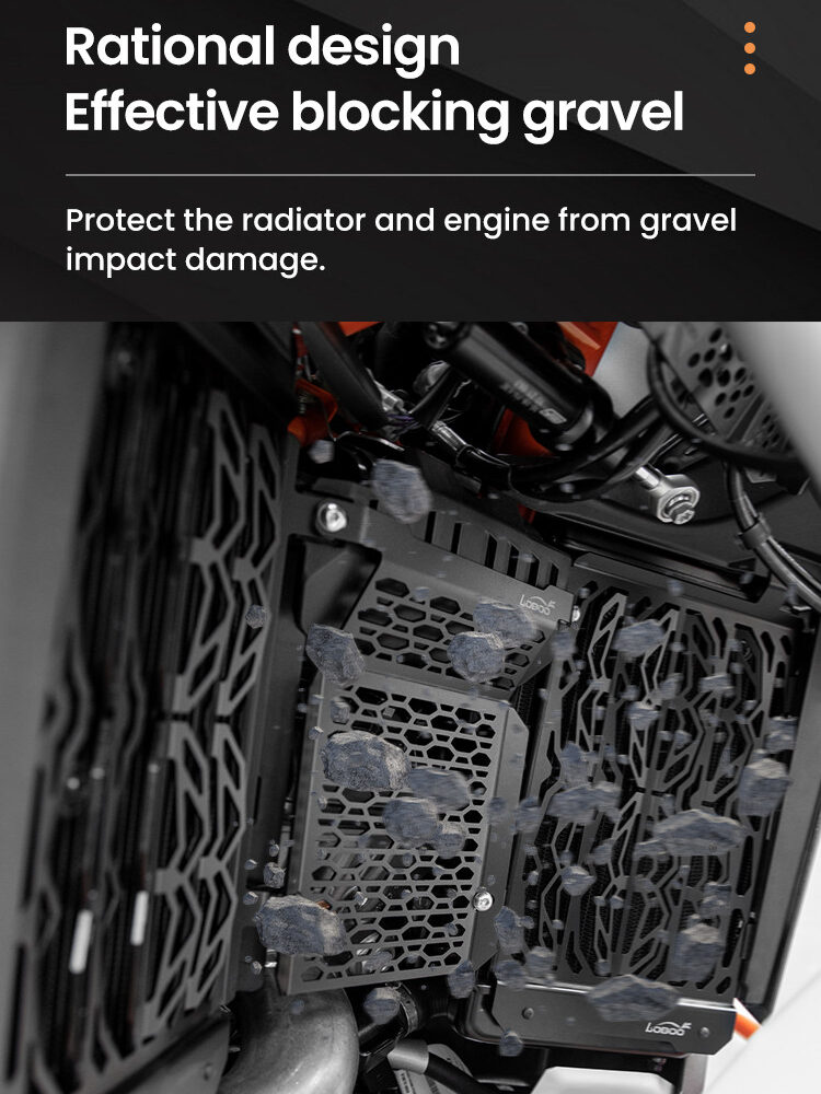 LOBOO Osłona chłodnicy aluminiowa do KTM 1290 Super Adventure S/R (2022-)