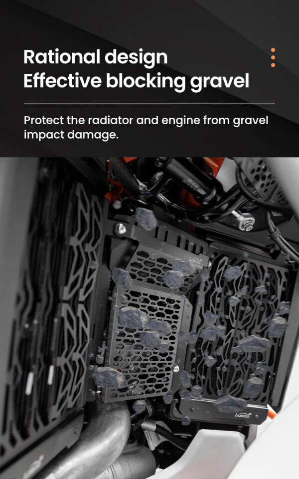 LOBOO Osłona chłodnicy aluminiowa do KTM 1290 Super Adventure S/R (2022-)