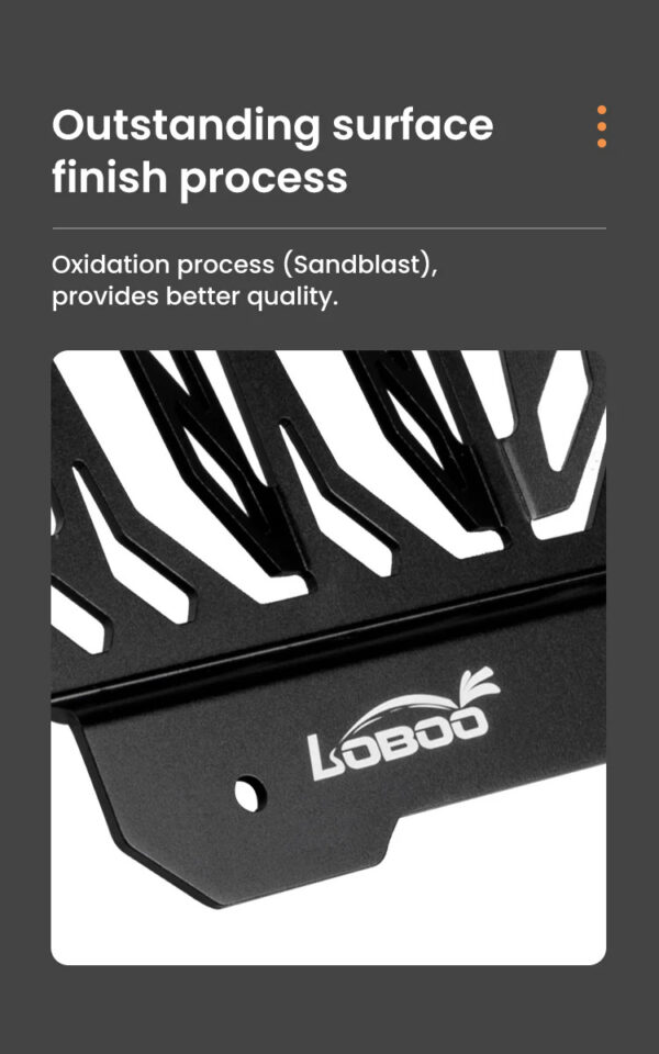 LOBOO Osłona chłodnicy aluminiowa do KTM 1290 Super Adventure S/R (2022-)