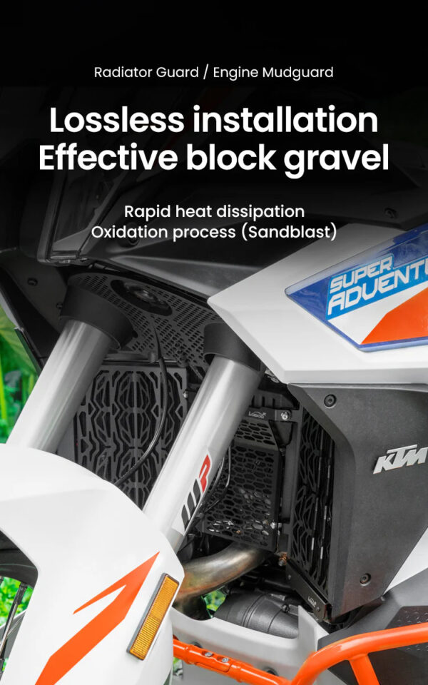 LOBOO Osłona chłodnicy aluminiowa do KTM 1290 Super Adventure S/R (2022-)
