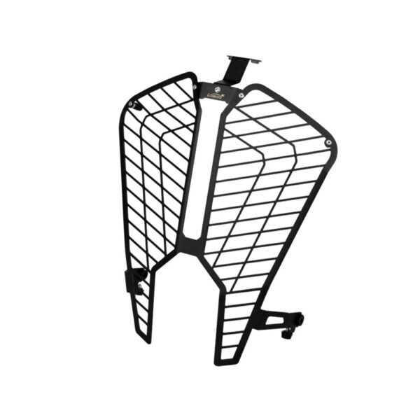 LOBOO Osłona przedniego oświetlenia do KTM 1290 Super Adventure S/R (2022-), stal nierdzewna, czarna