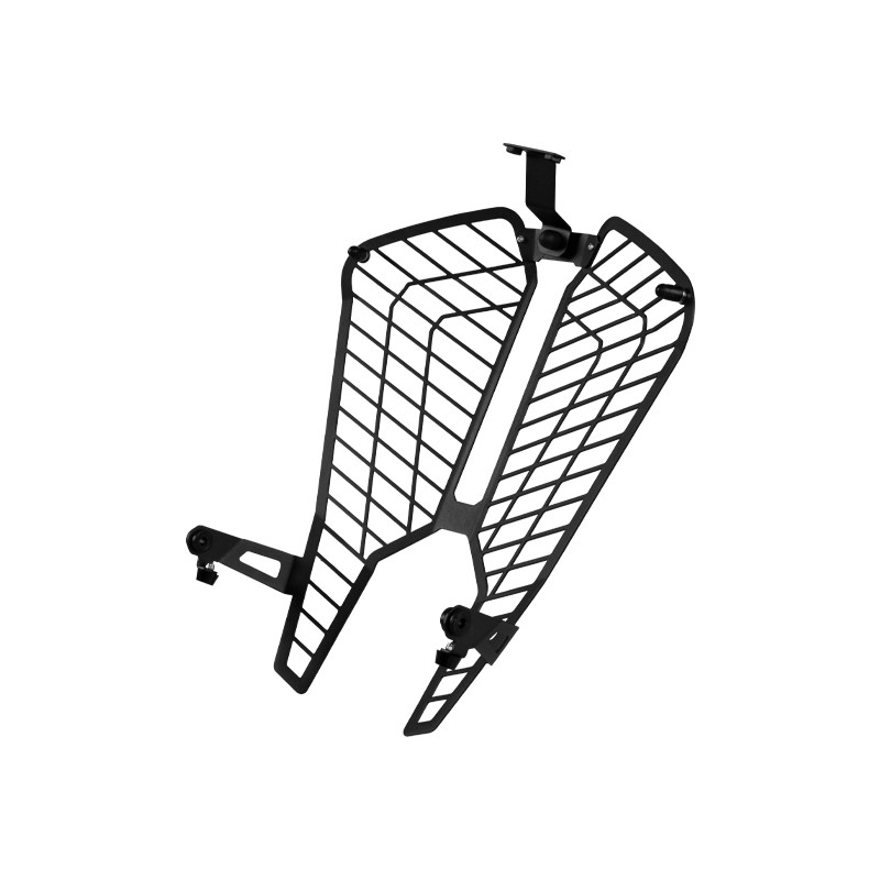 LOBOO Osłona przedniego oświetlenia do KTM 1290 Super Adventure S/R (2022-), stal nierdzewna, czarna