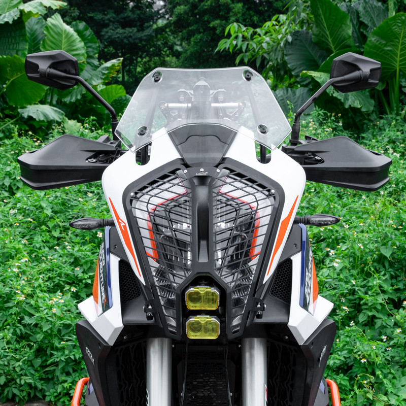 loboo-oslona-przedniego-oswietlenia-cddbhz251 LOBOO Osłona przedniego oświetlenia do KTM 1290 Super Adventure S/R (2022-), stal nierdzewna, czarna
