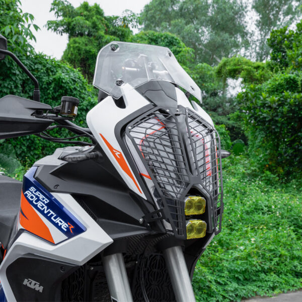 loboo-oslona-przedniego-oswietlenia-cddbhz251 LOBOO Osłona przedniego oświetlenia do KTM 1290 Super Adventure S/R (2022-), stal nierdzewna, czarna
