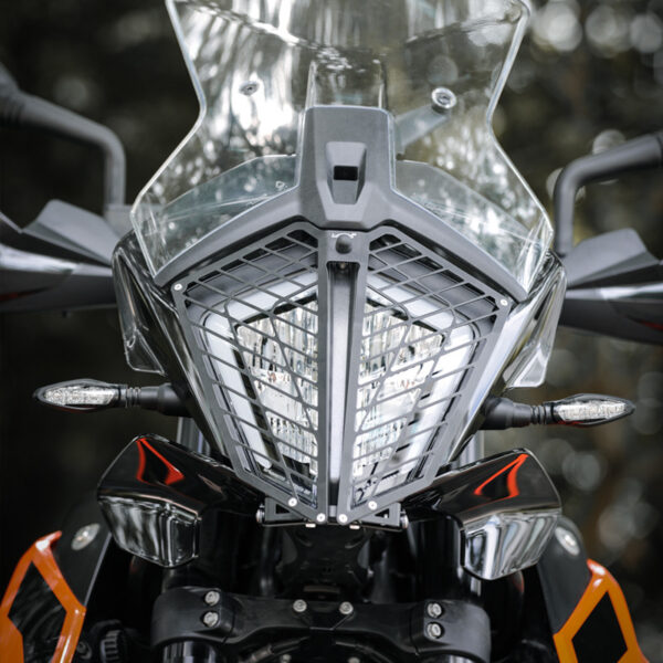 loboo-oslona-przedniego-oswietlenia-cddhw221 LOBOO Osłona przedniego oświetlenia do KTM 390ADV/790ADV, stal nierdzewna, czarna