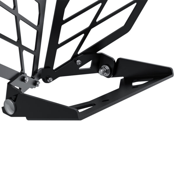 LOBOO Osłona przedniego oświetlenia do KTM 390ADV/790ADV, stal nierdzewna, czarna