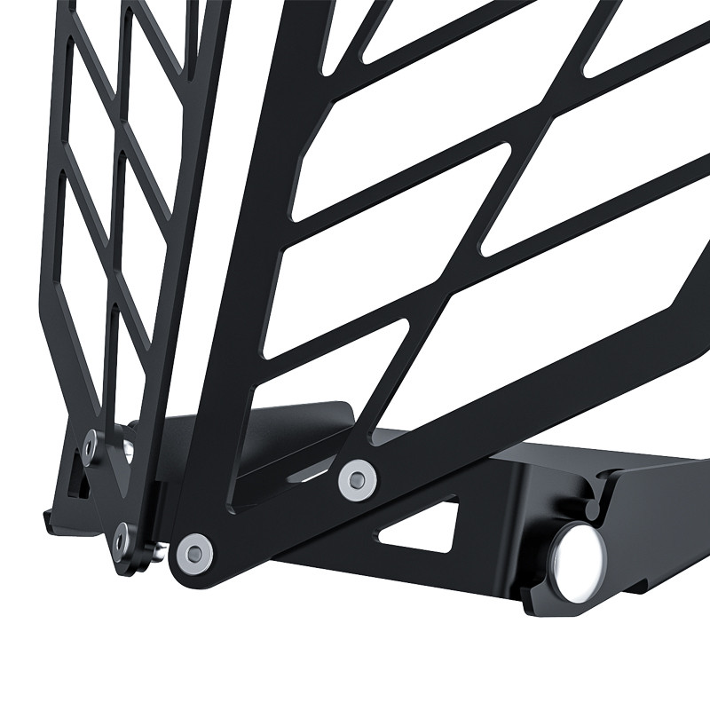 LOBOO Osłona przedniego oświetlenia do KTM 390ADV/790ADV, stal nierdzewna, czarna