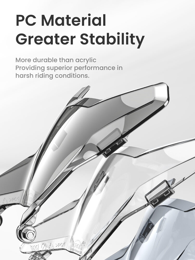 LOBOO Osłona przedniego reflektora do BMW R1300GS (2023-), przyciemniana