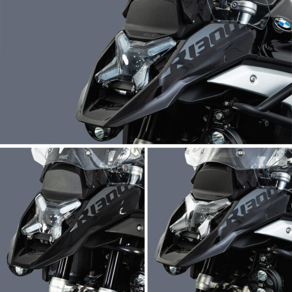 LOBOO Osłona przedniego reflektora do BMW R1300GS (2023-), chrom