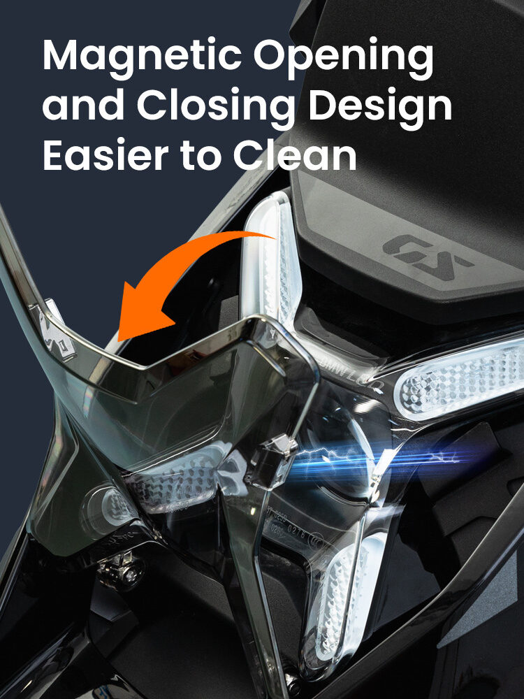 LOBOO Osłona przedniego reflektora do BMW R1300GS (2023-), chrom