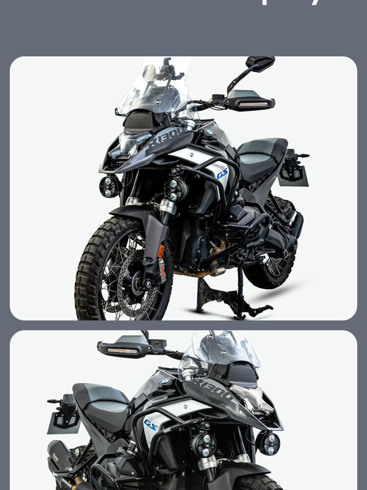 LOBOO Osłona przedniego reflektora do BMW R1300GS (2023-), chrom