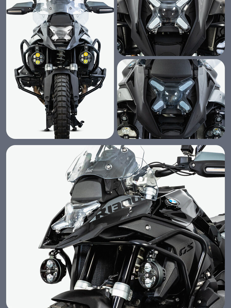 LOBOO Osłona przedniego reflektora do BMW R1300GS (2023-), chrom