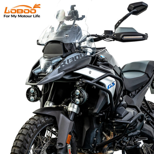 LOBOO Osłona przedniego reflektora do BMW R1300GS (2023-), chrom