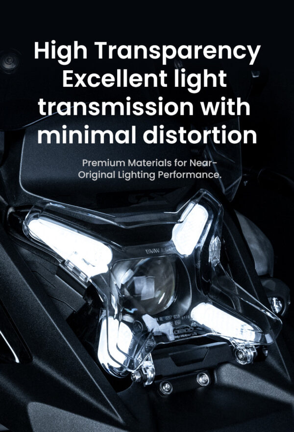 LOBOO Osłona przedniego reflektora do BMW R1300GS ADVENTURE (2024-), chrom