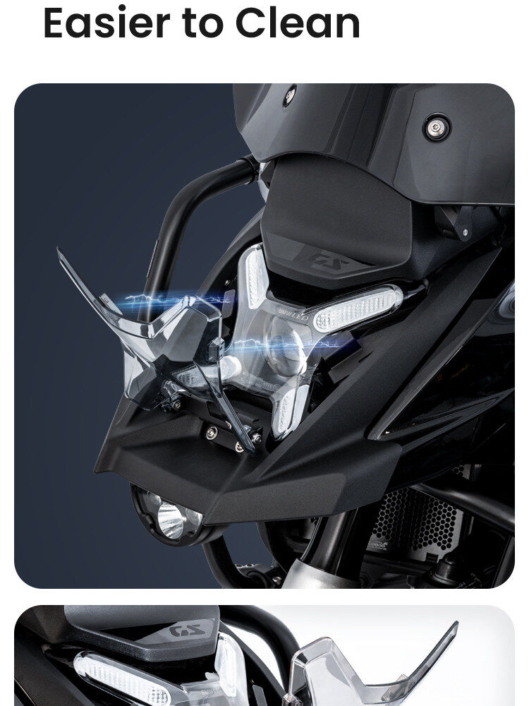 LOBOO Osłona przedniego reflektora do BMW R1300GS ADVENTURE (2024-), chrom