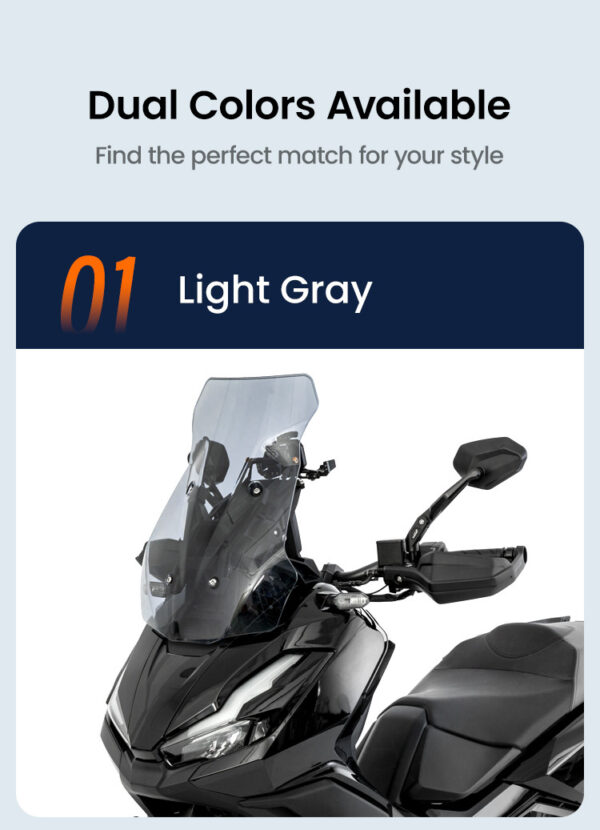 LOBOO Osłona reflektora przezroczysta do HONDA ADV350(2025-), belka 12mm