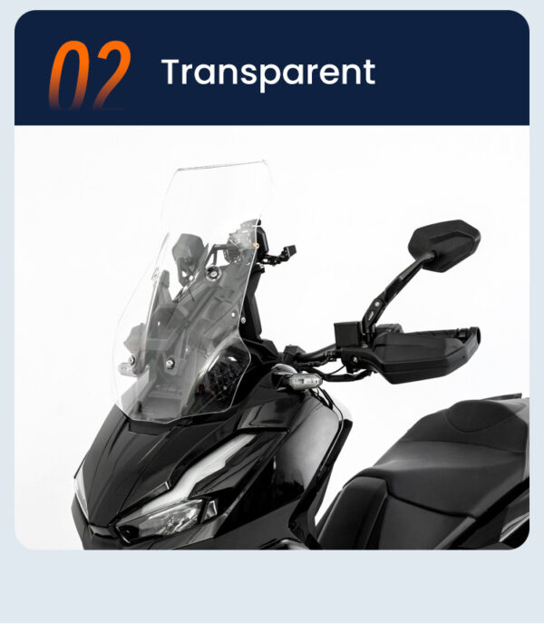 LOBOO Osłona reflektora przezroczysta do HONDA ADV350(2025-), belka 12mm