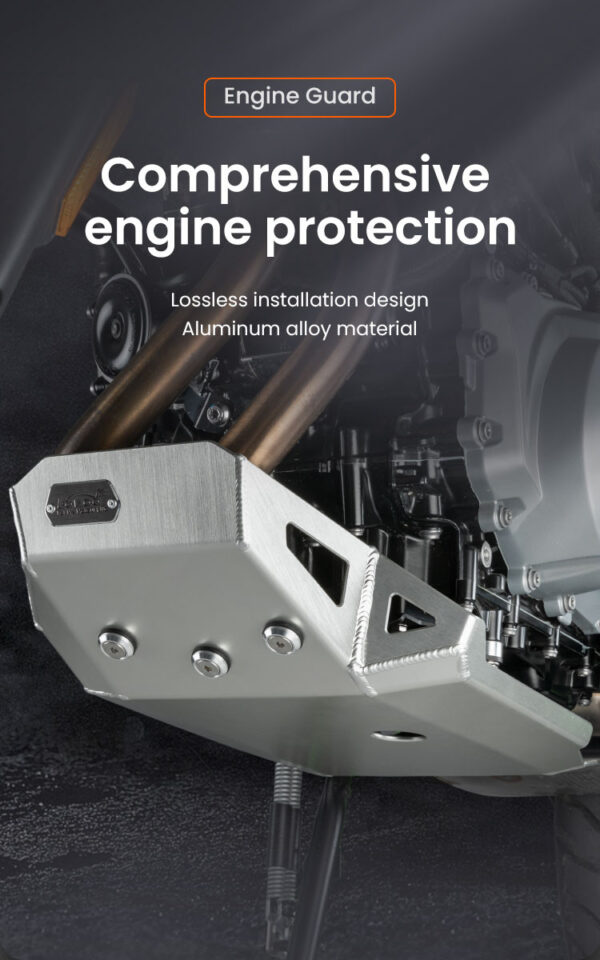 LOBOO Osłona silnika do BMW F850GS (2021-), BMW F850GS Adventure (2021-), BMW F750GS/850GS/ADV czarna
