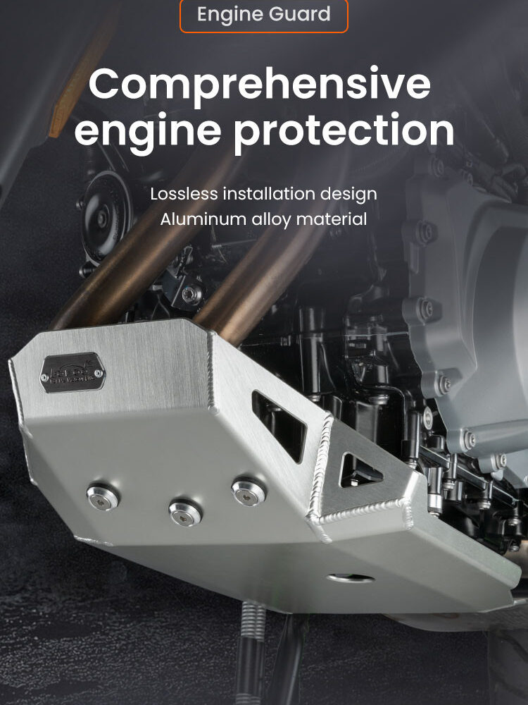 LOBOO Osłona silnika do BMW F850GS (2021-), BMW F850GS Adventure (2021-), BMW F750GS/850GS/ADV czarna