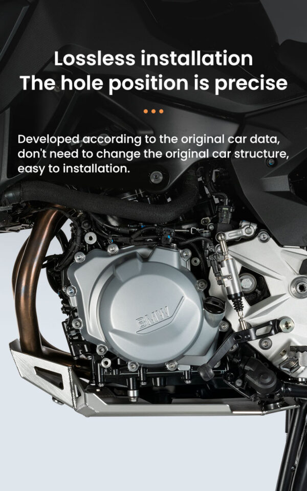 LOBOO Osłona silnika do BMW F850GS (2021-), BMW F850GS Adventure (2021-), BMW F750GS/850GS/ADV czarna