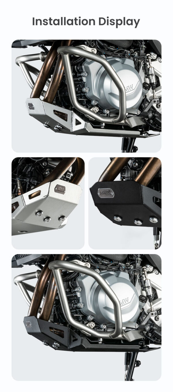 LOBOO Osłona silnika do BMW F850GS (2021-), BMW F850GS Adventure (2021-), BMW F750GS/850GS/ADV czarna