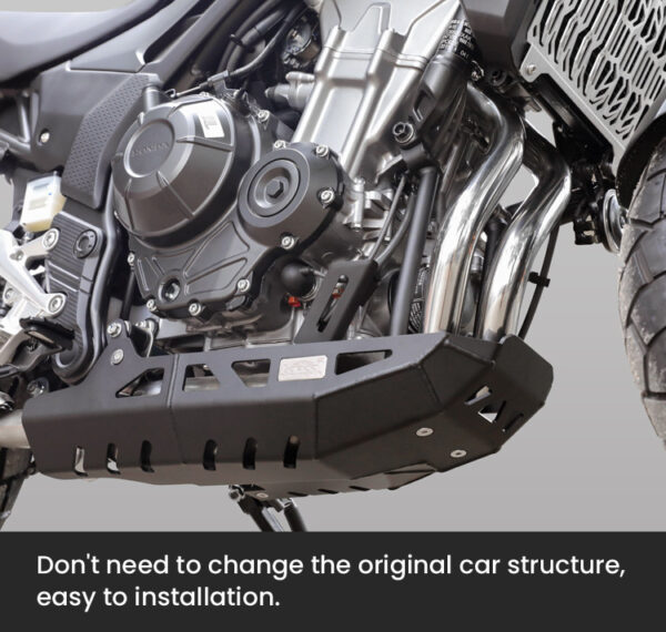 LOBOO Osłona silnika do HONDA CB500X (2019-), HONDA CB400X (2021-), HONDA NX400 (2024-) czarna