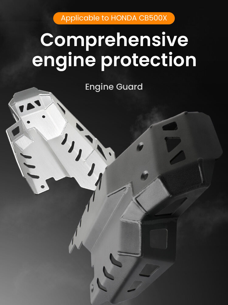 LOBOO Osłona silnika do HONDA CB500X (2019-), HONDA CB400X (2021-), HONDA NX400 (2024-) czarna