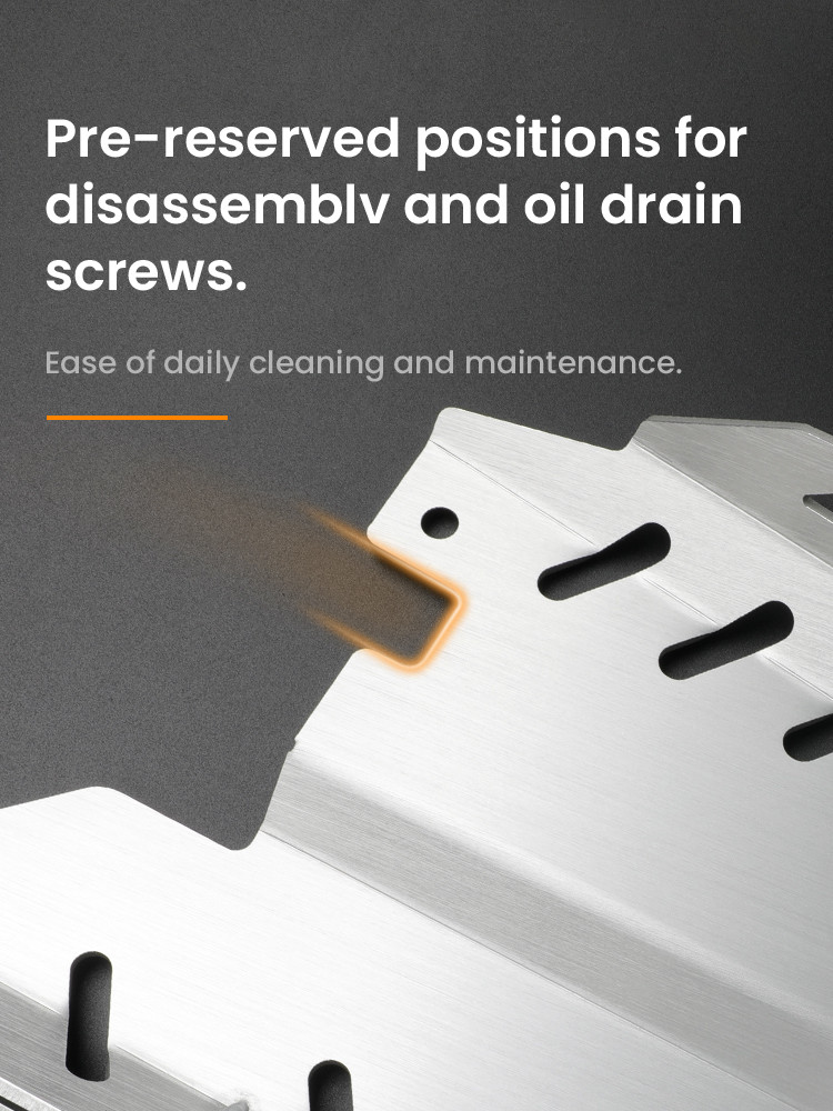 LOBOO Osłona silnika do HONDA CB500X (2019-), HONDA CB400X (2021-), HONDA NX400 (2024-) czarna