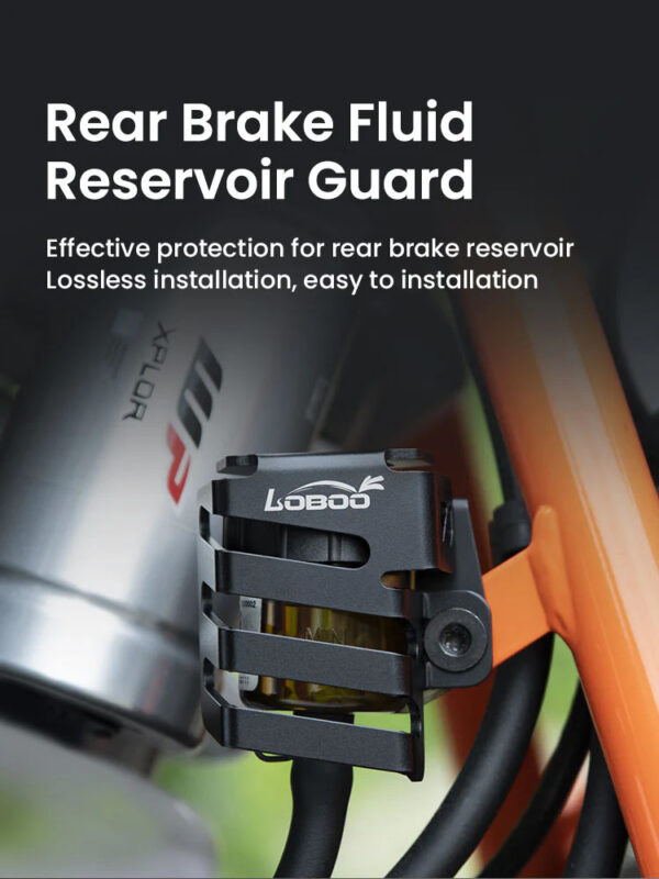 LOBOO Osłona zbiornika płynu hamulcowego tylnego KTM 1290, czarna