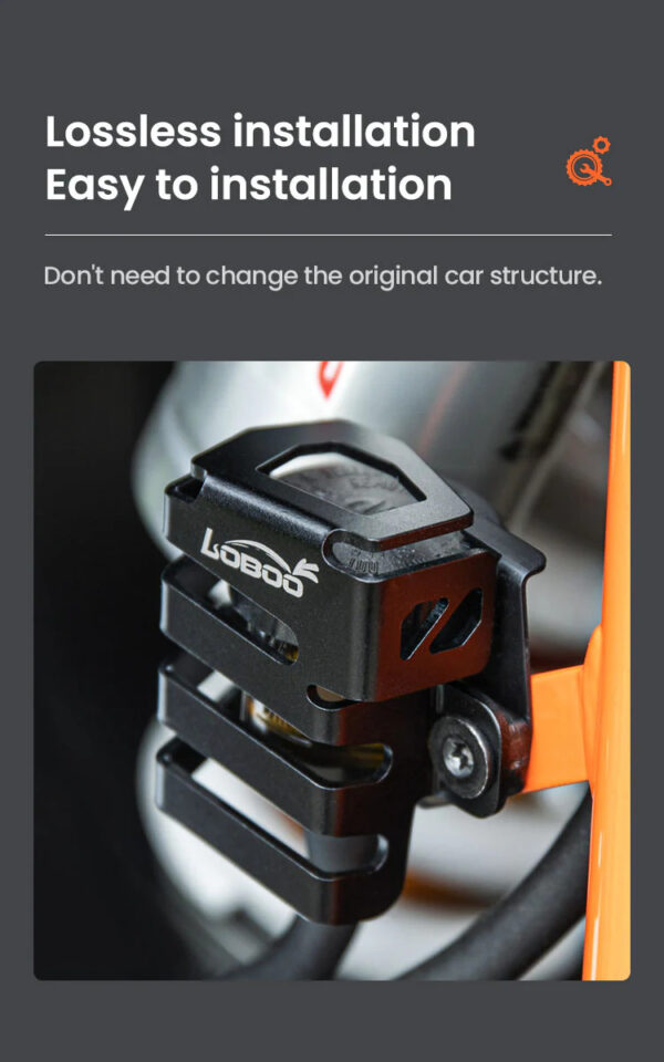 LOBOO Osłona zbiornika płynu hamulcowego tylnego KTM 1290, czarna