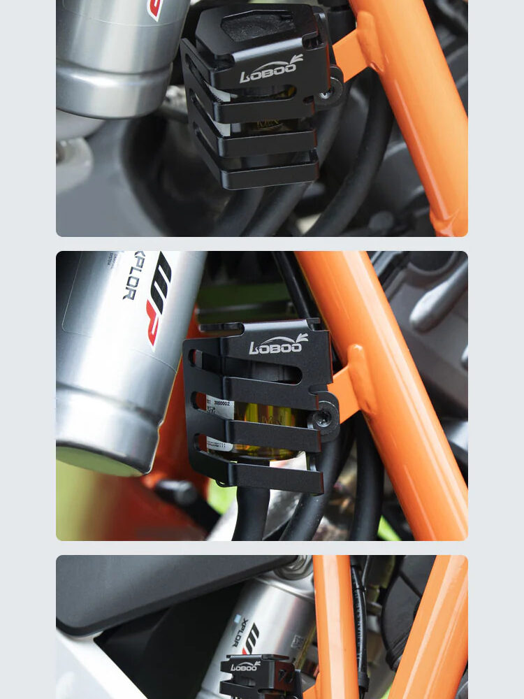 LOBOO Osłona zbiornika płynu hamulcowego tylnego KTM 1290, czarna