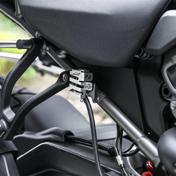 LOBOO Osłona zbiornika płynu hamulcowego tylnego HARLEY-DAVIDSON PAN AMERICA 1250 (2021-), srebrna