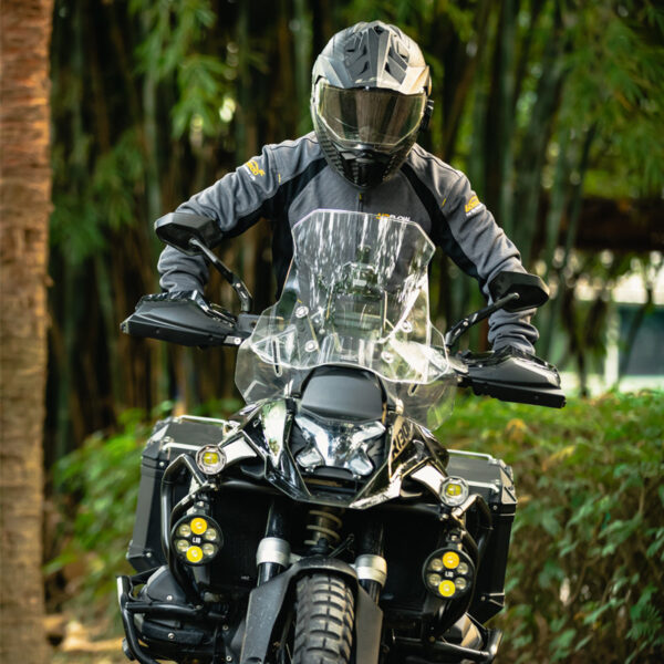 LOBOO Osłony dłoni czarne BMW F750GS, F800GS, BMW F850GS, F900GS, R1200GS, R1250GS, R1300GS